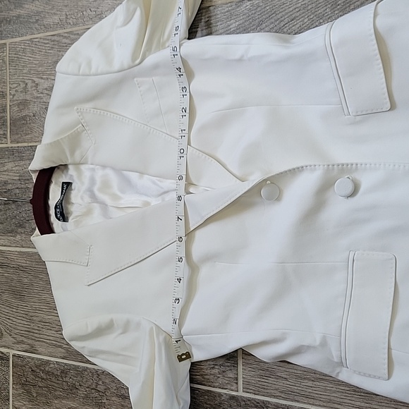 DOLCE & GABBANA Blazer Suit Jacket Size 40 (Small) White/Cream - Picture 7 of 9